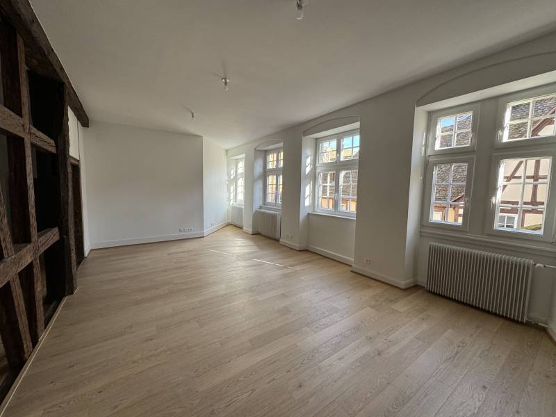 LOUÉ ! Très beau et lumineux 6 pièces entièrement rénové idéalement situé dans le Carré d'Or de Strasbourg dans une belle cour intérieure au calme 